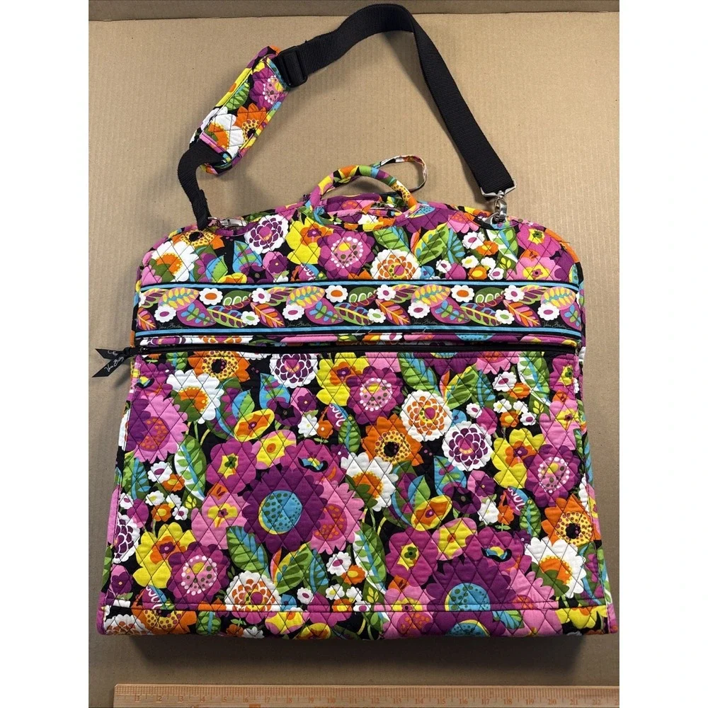 Hanging Garment Bag Vera Bradley Travel Suit Bag Soft Case  Mod Floral